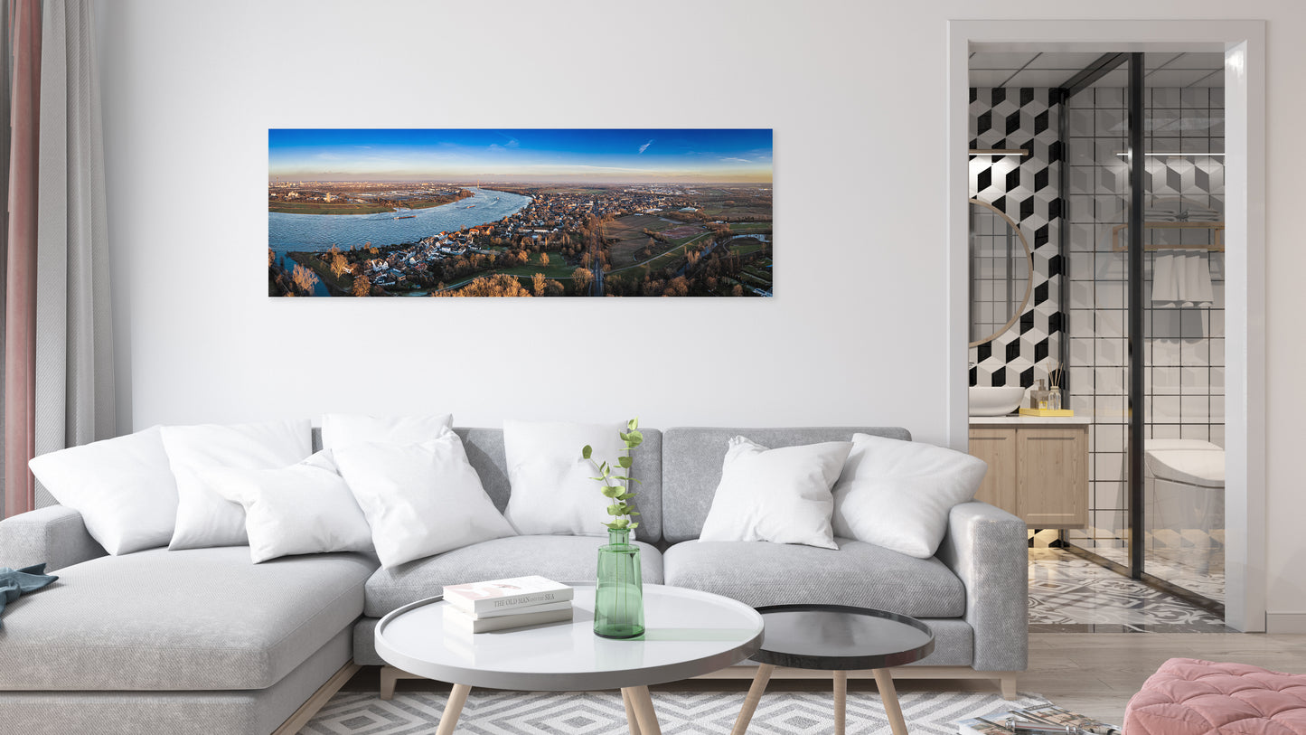 Panorama "Grimlinghausen" 120x40cm hochwertige Alu-Verbundplatte